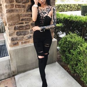 Fashion Nova Blanched Jeans